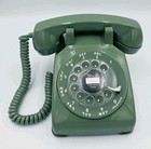 Vintage Western Electric Green Rotary Phone Bell System Model 500 
