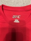 Ufc T-shirt Men   s 2xl Red Customizable Blank Short Sleeve Crew Neck Nwot
