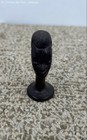 Vintage African Hand Carved Ebony Wood Lot Of 5 Mini Bust Warrior Statue   Masks