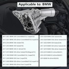 11428596283 Aluminium Oil Cooler Filter Housing Assembly Compatible With Bmw 201