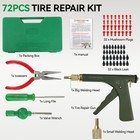 Tubeless Tire Gun Puncture Repair Kit Tire Patch Tool With Mushroom Plug Nozzle