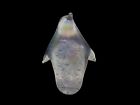 Peles Vtg Glass Iridescent Glass Penguin Paperweight Figurine Art Glass Decor