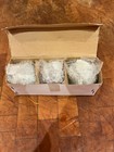 Union 76 Heavy Glass Christmas Ornaments 3pc New In Box