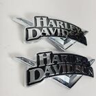 Harley-davidson Road King Flhrc Tank Bagdes Emblems Left Right Set Oem