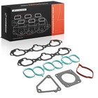 Lower And Upper Engine Intake Manifold Gasket Set - Compatible With Nissan