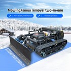 22hp Robotic Lawnmower On Sale  Robotic Snowplow On Sale  Detachable Push Blade