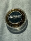 Las Vegas Aladdin Casino  10 Gaming Token  999 Fine Silver  strike  Circa 2001