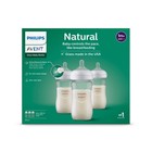 Philips Avent 3pk Glass Natural Baby Bottle With Natural Response Nipple -