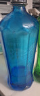Rare Vintage Blue   Green Glass Seltzer Bottles     Bacon Bottling Co      Antique S
