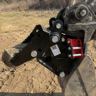 Mechanical Thumb For Backhoe   Fronthoe  5-position Adjustable Boom Frame Mount