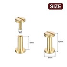 30pack Brass Chicago Screws  8x6mm Post Nail Stud Rivets For Leather Craft