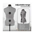 Adjustable Dress Form Mannequin For Sewing Female Size 6-14  Gray Pinnable Mo   