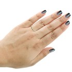 A Delicate 14k Gold Emerald Eternity Band Perfect For Stacking  Gifting