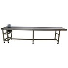 Transport System Conveyor Belt Length 118  Width 19 6  Adjustable Speed 110v