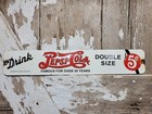 Vintage Pepsi Cola Porcelain Sign Veribrite Beverage Soda Coke Veribrite Chicago