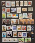 Costa Rica - 100  Singles - All Hinged - Used unused
