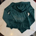 Juicy Couture Y2k Rain Forest Velour Rhinestone Bling Tracksuit Size Small New