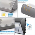Led Wall Pack Light 150w Commercial Outside Security Warehouse Parking Lot Light