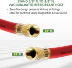 New 3 8  Hvac Vacuum Hose Red High Side Refrigerant Charging Hose Standard 3 8 