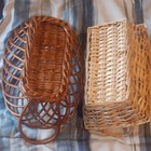 Vintage Basket  2 Set Lot  