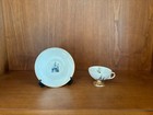 Rare 1960   s Vintage Disneyland Castle Tinkerbell Souvenir Tea Cup   Saucer Set 