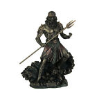 Metallic Bronze Finish Greek God Poseidon Statue