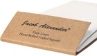 Linen Handrolled 15  X 15  Pocket Square Hanky - White