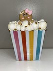 Large Handmade Faux Fake Food Gingerbread Buttered Popcorn Display Center Piece
