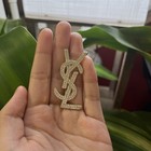 Ysl Inspired New Luxury Brooch Letter All-match Pin Ins
