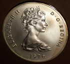 Turks And Caicos 1976 Elizabeth Ii 50 Crowns  Matt Proof  3 500 Mintage 