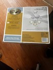 Hampton Bay 51823 52 Inch Ceiling Fan With Light Kit - White New In Box