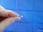 55 Pcs 14mm Glass Dome Cabochons Clear Round Tiles  Transparent