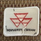 Massey Ferguson Embroiled Iron On  Sew On Patch  2 5x3     Free Shipping