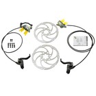 Magura Mt7 Pro 4-piston Post Mount Hydraulic Disc Brake Set W  203mm Rotor  f r 