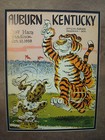 Vintage Auburn Tiger College Football Program  Framed  auburn Vs Kentucky   