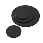 Black Pp Plastic Laser Cut Circle Discs Various Custom Size Cut Thick 1mm-30mm
