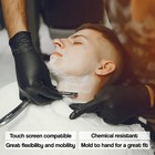 100 Pack Nitrile Disposable Gloves Black Latex Free Barber Salon Gloves