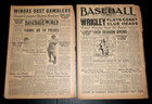 The Baseball World Newspapers Lot  1928-29 - Babe Ruth   Others
