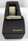 Vintage 1986 Scotch 3m C-38 Weighted Desk Tape Dispenser Black Usa Made 1  Core
