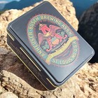 Vintage Budweiser Anheuser-busch Brewing Two Deck Playing Cards Embossed Tin Box