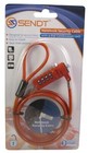 Red Notebook laptop Combination Lock Security Cable