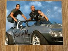 Vin Diesel And Paul Walker Autographed 8x10 Photo  Signed  Authentic  Coa