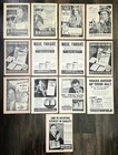 1950 s Lot Of 13 Theatre Playbills 7 Year Itch  The King   I  Wonderful Town    