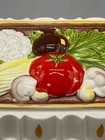 Vintage Mold Ceramic Decorative Wall Artwork Rectangle Vegetables Tomato Read