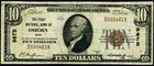 Osborn Oh-ohio  10 1929 T-1 National Bank Note Ch  9675 First Nb Vf