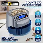 Coin Counter Machine Electric Coin Sorter Sort 270 Coins minute 500 Coins Lcd