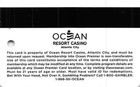 Ocean Resort Casino Atlantic City  Nj Slot Card