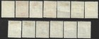 Southern Rhodesia 1937 Kgvi Definitive Set Of 13  Mint  hinged    Cat   85