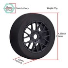 Rc Wheels And Tires  4pcs 1 8 Off-road Eva Foam Tires 17mm Hex Hubs Wheels Ri   