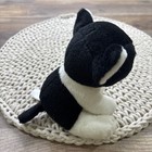 Russ Black White Kitty Cat Plush Green Eyes 6    Stuffed Animal Yomiko